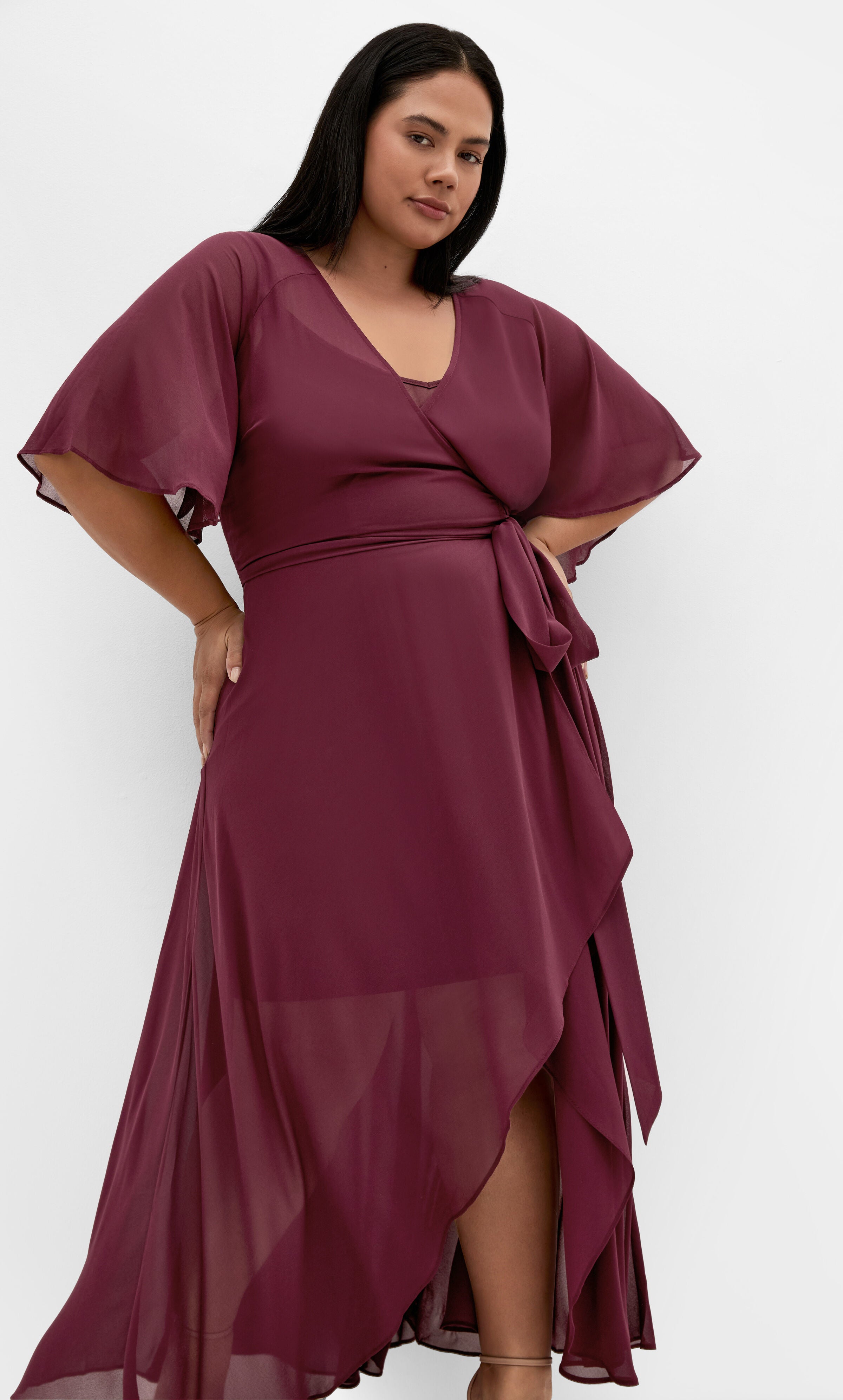 Lovers Lane Dress - burgundy, RED, alternate image number 3
