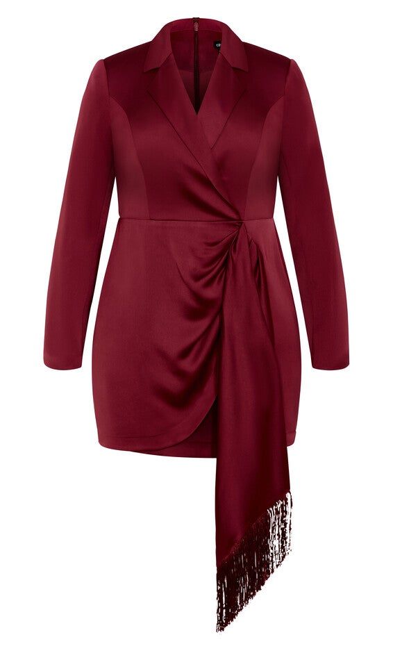 Elora Dress - berry, BERRY, alternate image number 3