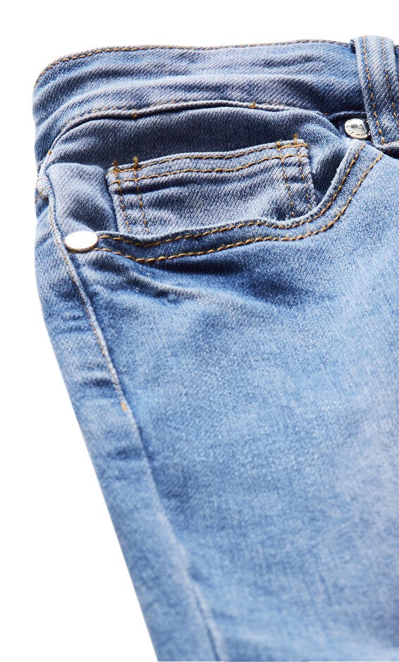 Asha Wild Rose Jean - blue, BLUE, alternate image number 5