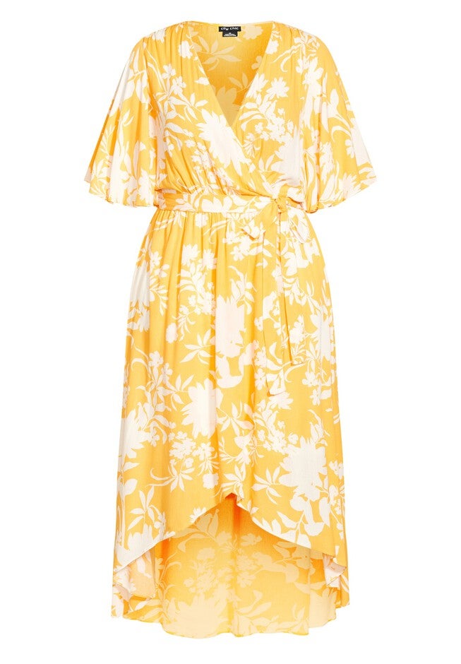 Abigail Maxi Dress - sunshine, YELLOW, alternate image number 3