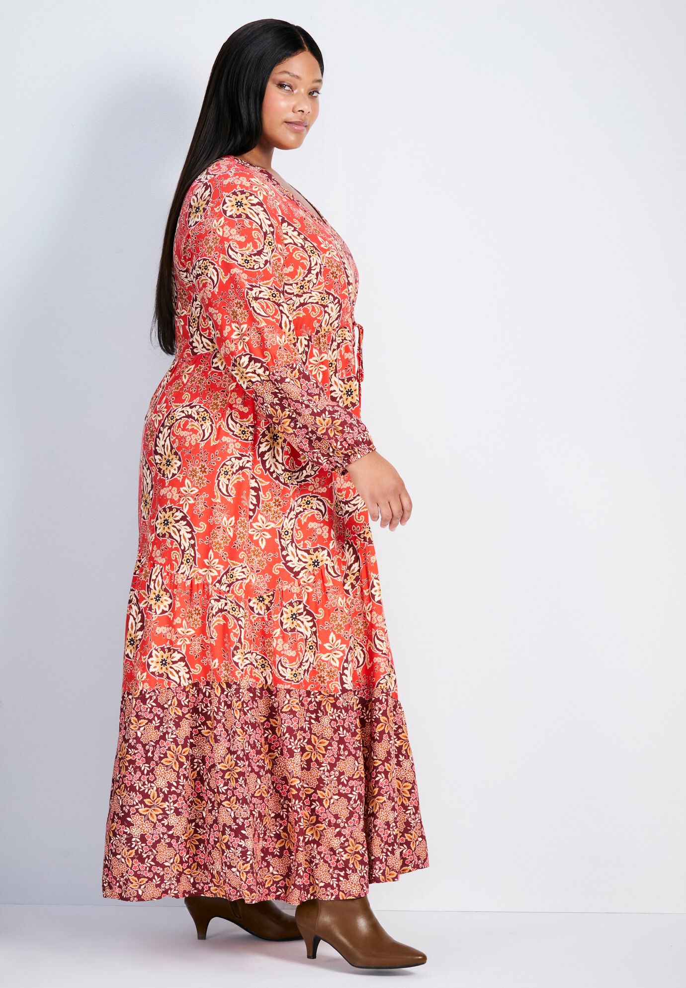Floral Falls Tiered Maxi Dress, SOUTHERN CHARM, alternate image number 2