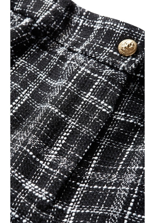 Piper Check Pant - black, BLACK, alternate image number null