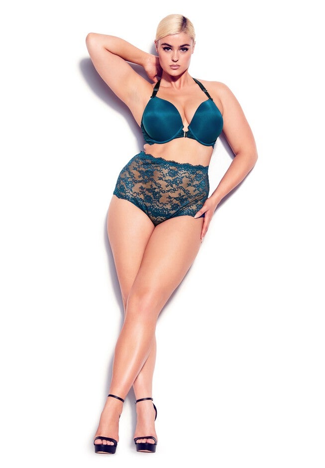 Emma Push Up Bra - poseidon, BLUE, hi-res image number 0