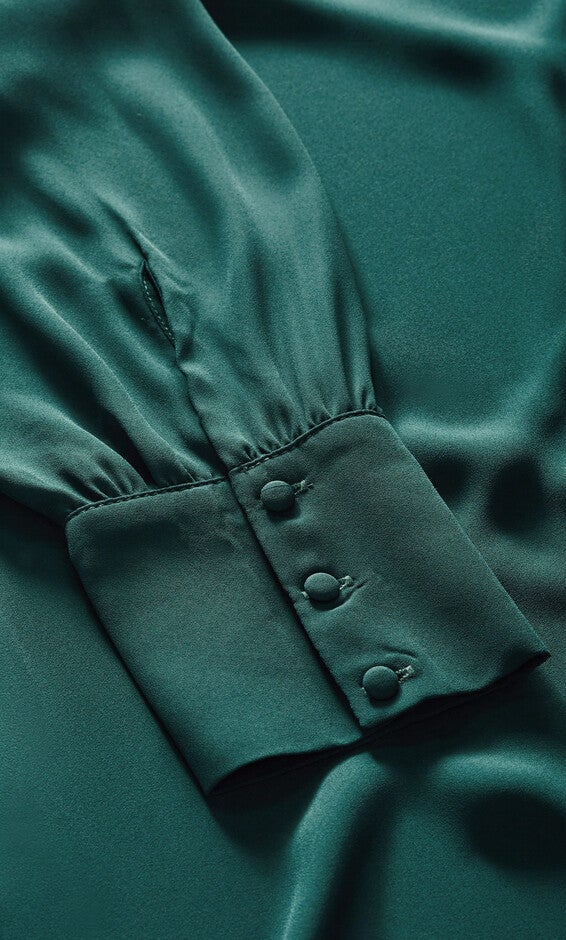 Neck Tie Tunic - alpine, GREEN, alternate image number null