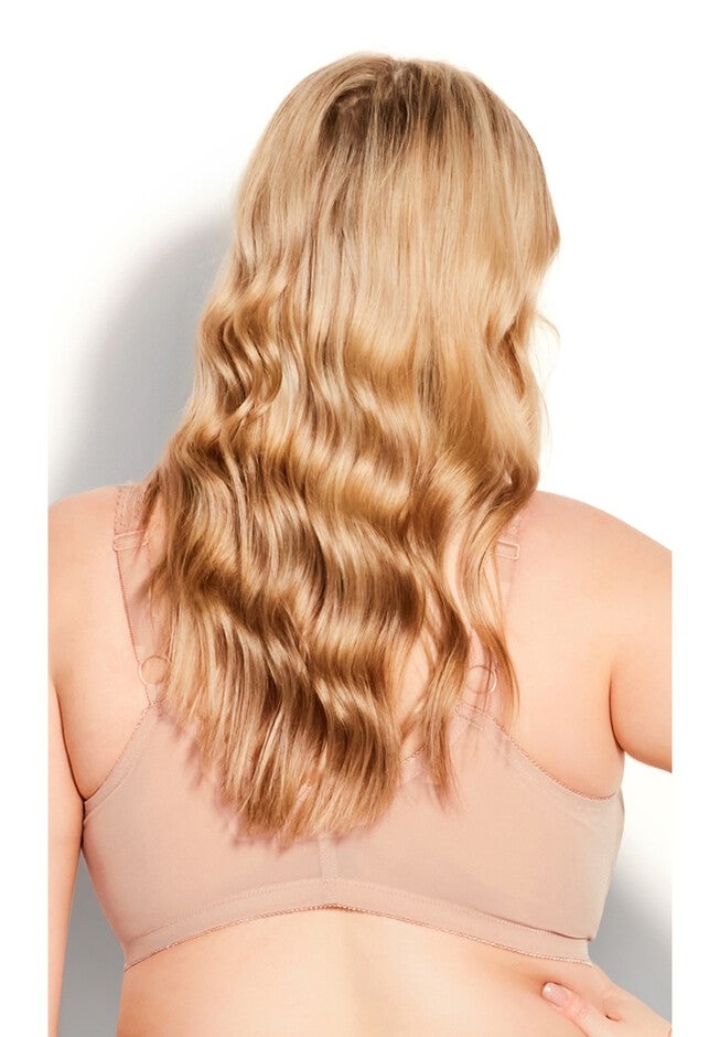 Full Coverage Wire Free Bra, NATURAL, on-hover image number null