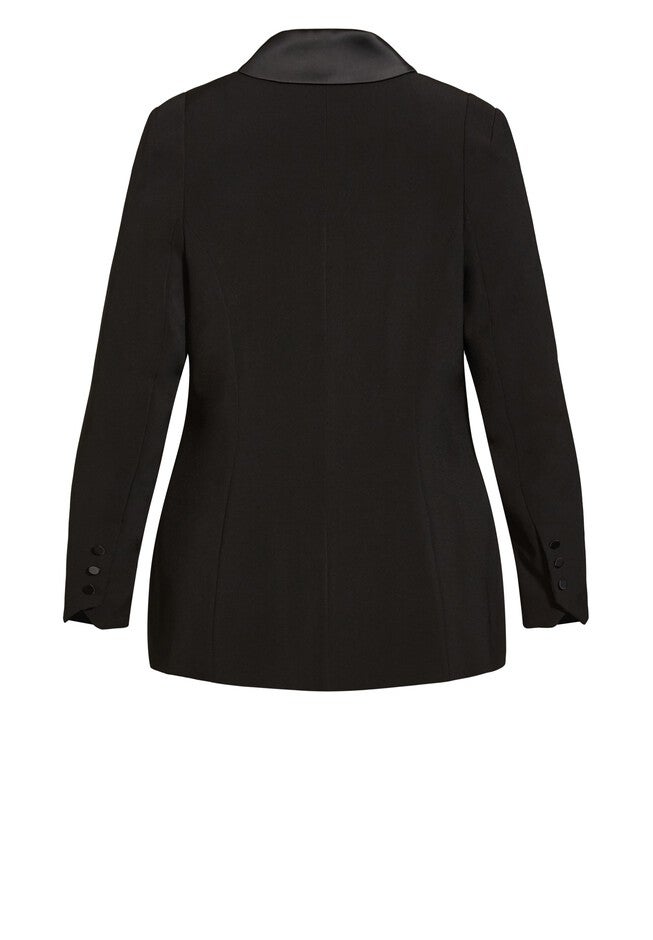 Tuxe Luxe Jacket - black, BLACK, alternate image number 5