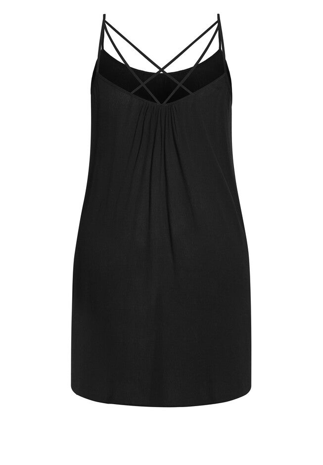 Vacation Dress - black, BLACK, alternate image number 3