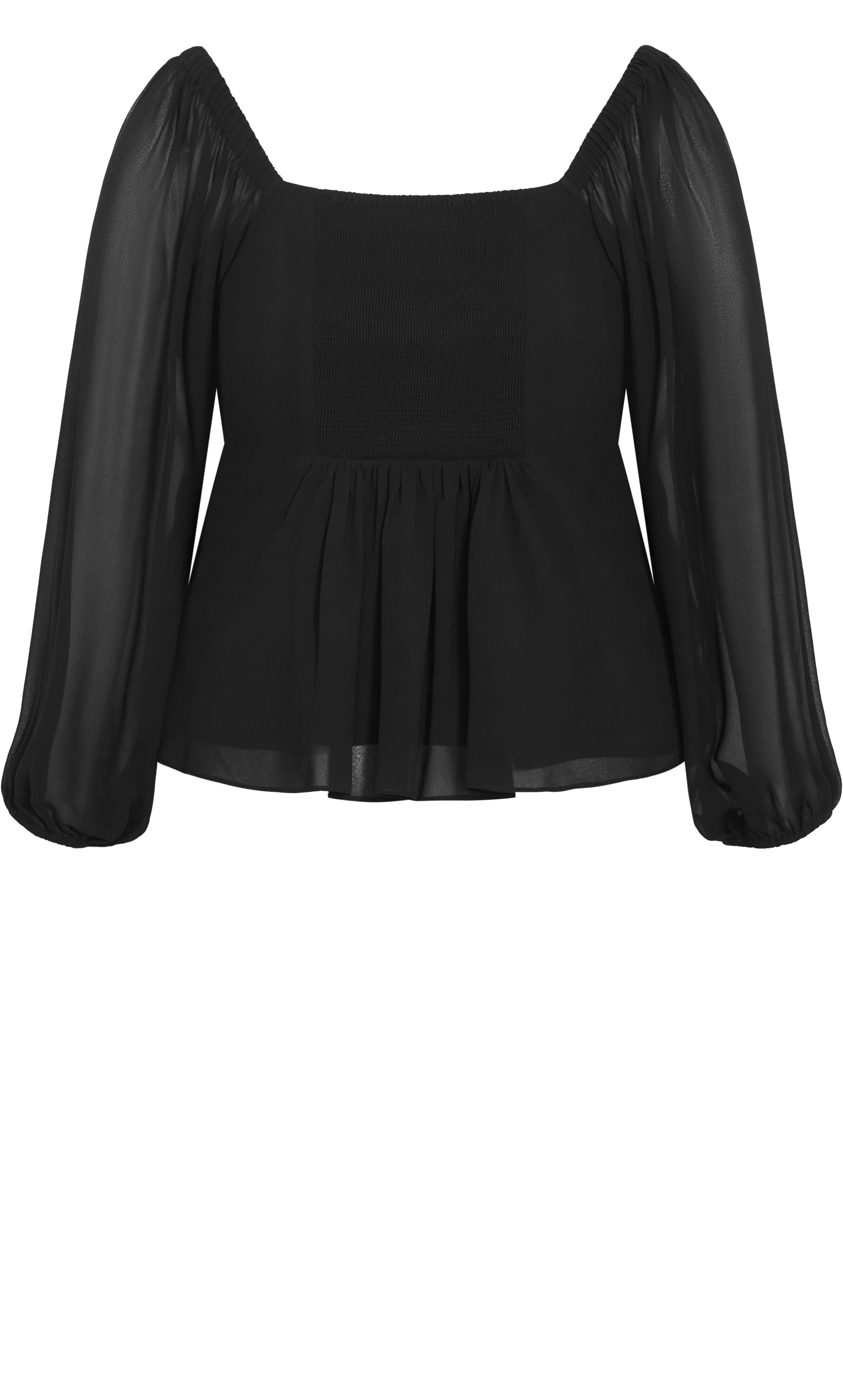 Shayla Frill Top, BLACK, alternate image number 4
