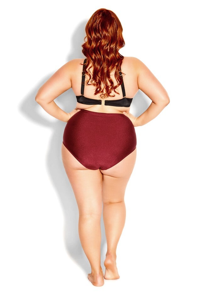 Azores Bikini Brief - merlot, PURPLE, alternate image number 2