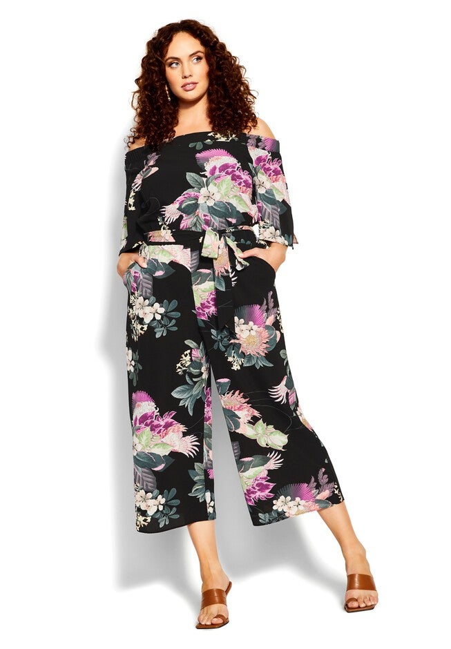 Leilani Jumpsuit - black, BLACK, on-hover image number null