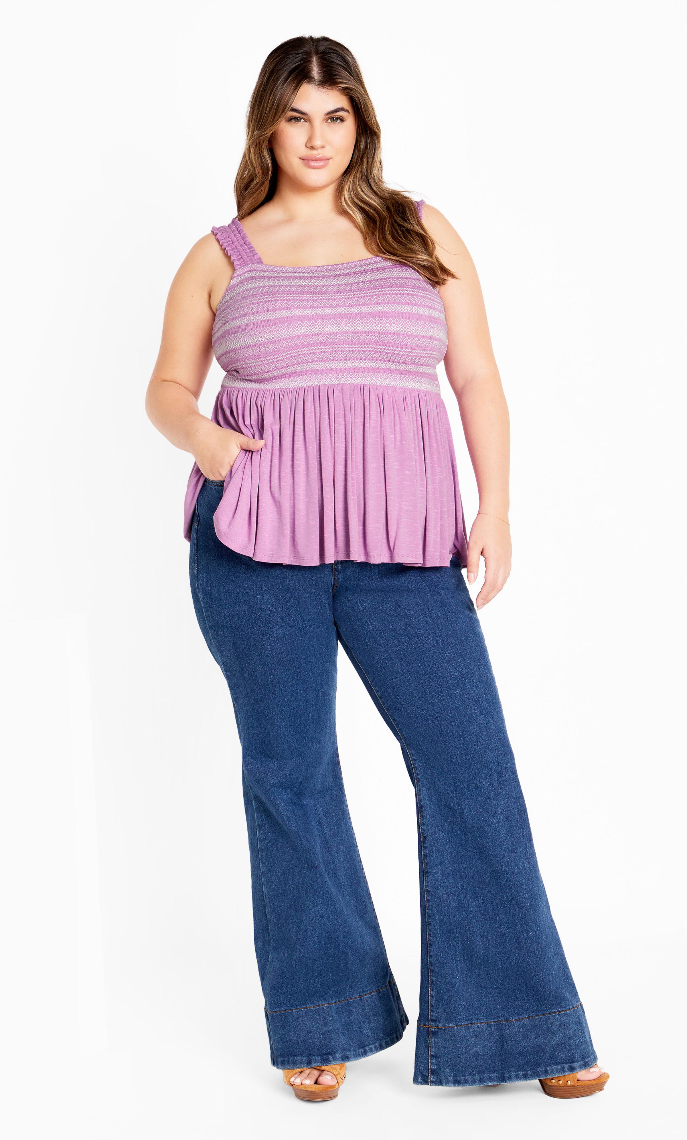 Danni Top - violet, PURPLE, alternate image number 1