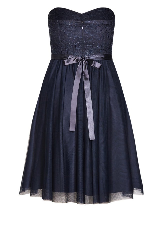 Sequin Elsa Dress - sapphire, BLUE, alternate image number 5