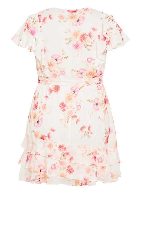 Romantic Print Dress - ivory, IVORY PATRICE BLOOM, alternate image number null