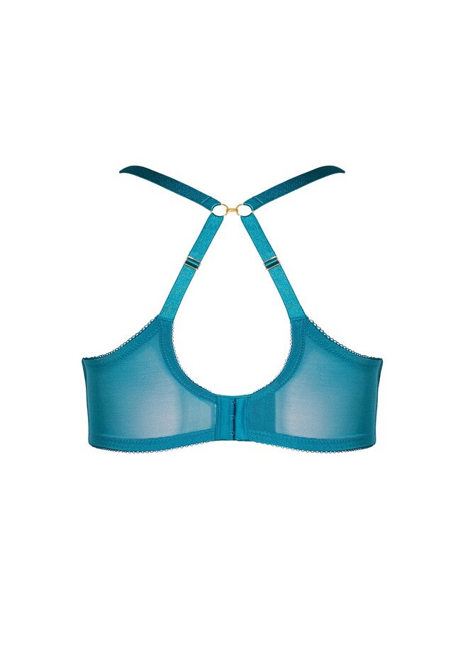Blythe Plunge Bra - teal, GREEN, alternate image number 4