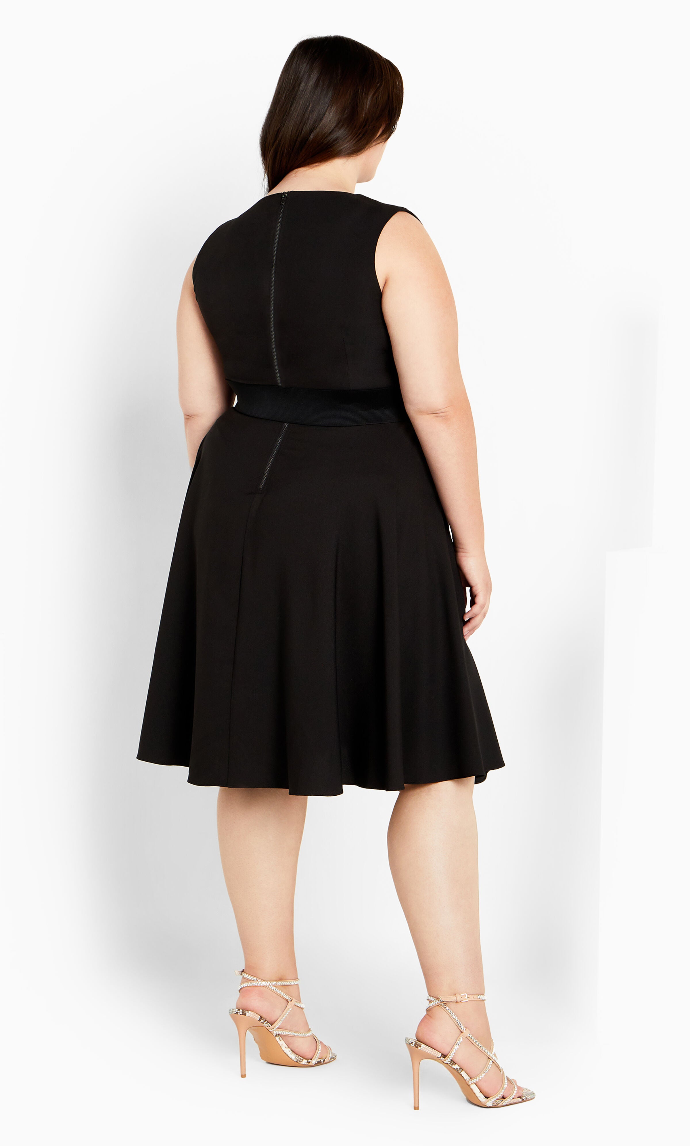 Vintage Veronica Dress - black, BLACK, alternate image number 3