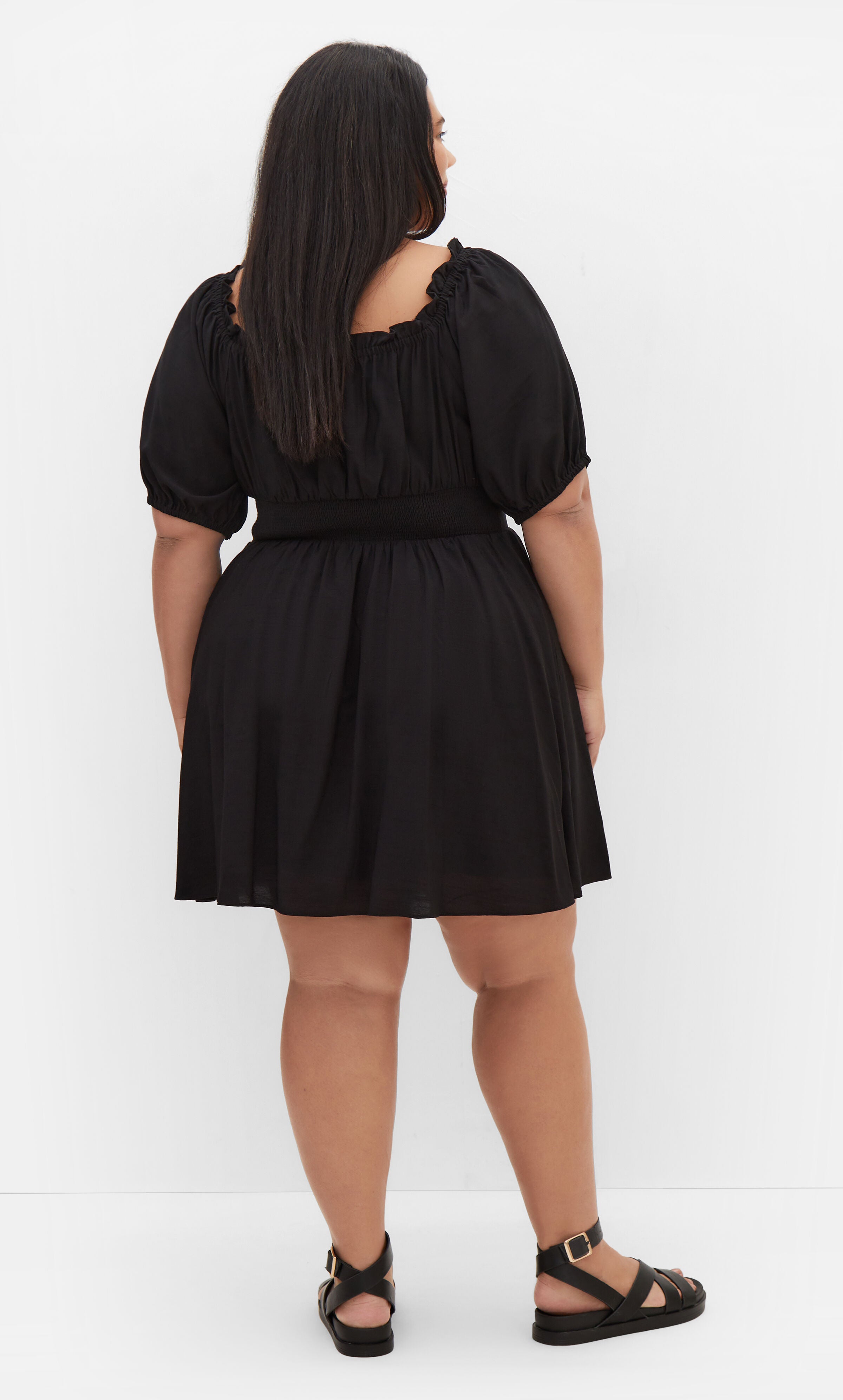 Mela Dress - black, BLACK, alternate image number 1