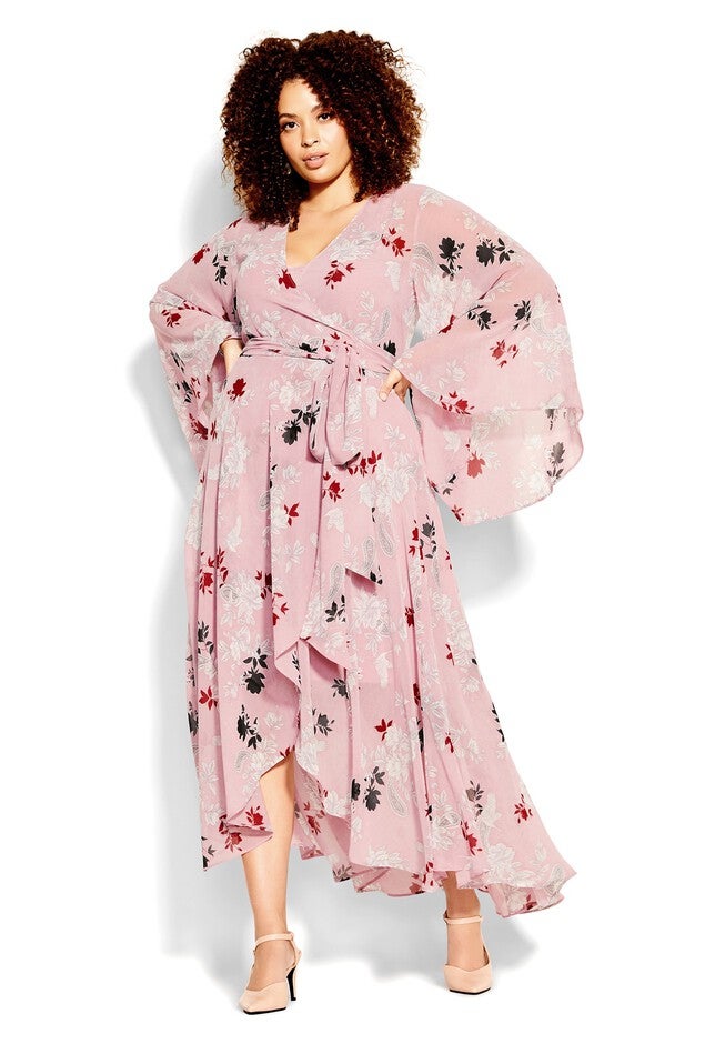 Fly Away Maxi Dress - ice pink, PINK, hi-res image number null
