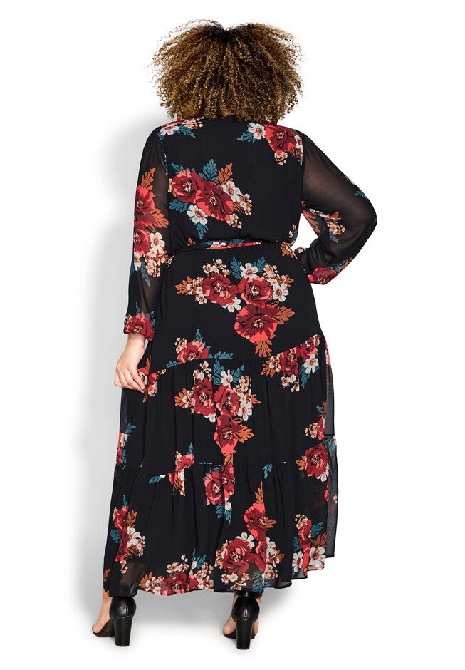 Hazel Maxi Dress - black, BLACK, alternate image number null