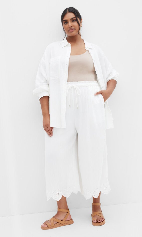 Alaia Pant - white, CREAM, hi-res image number 0