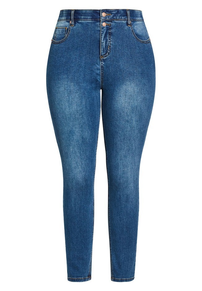 Chiara Skinny Jean, MID WASH, alternate image number null