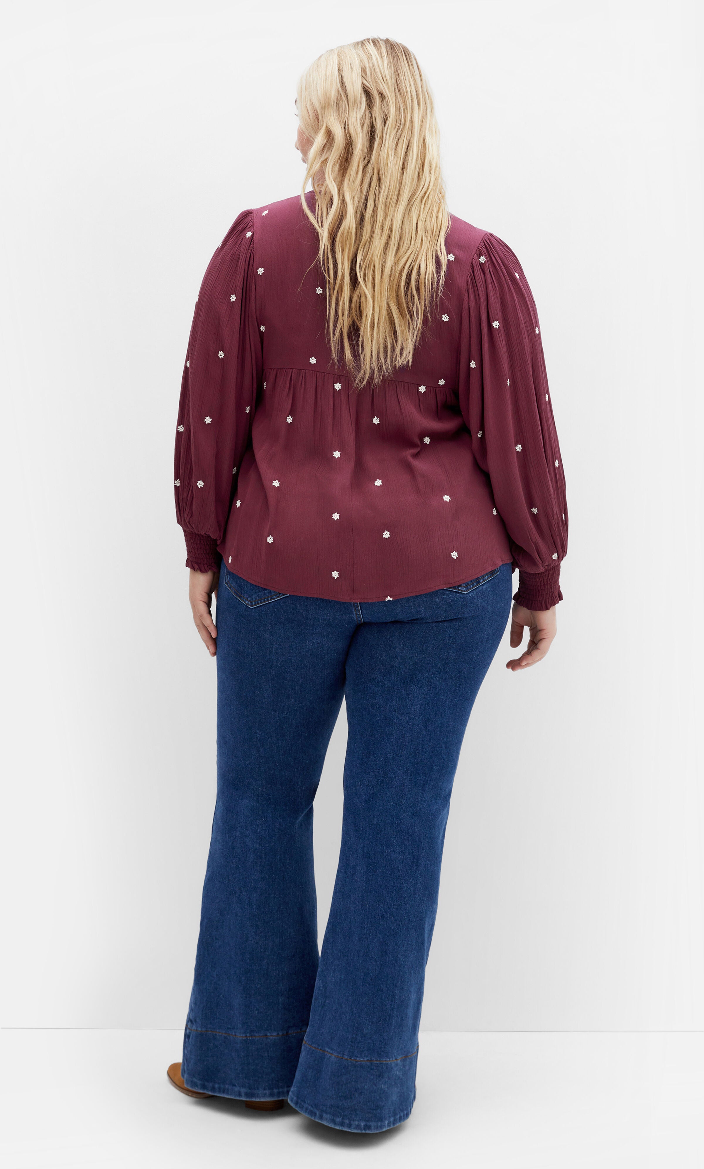 Amalie Top - blackberry, RED, alternate image number 2