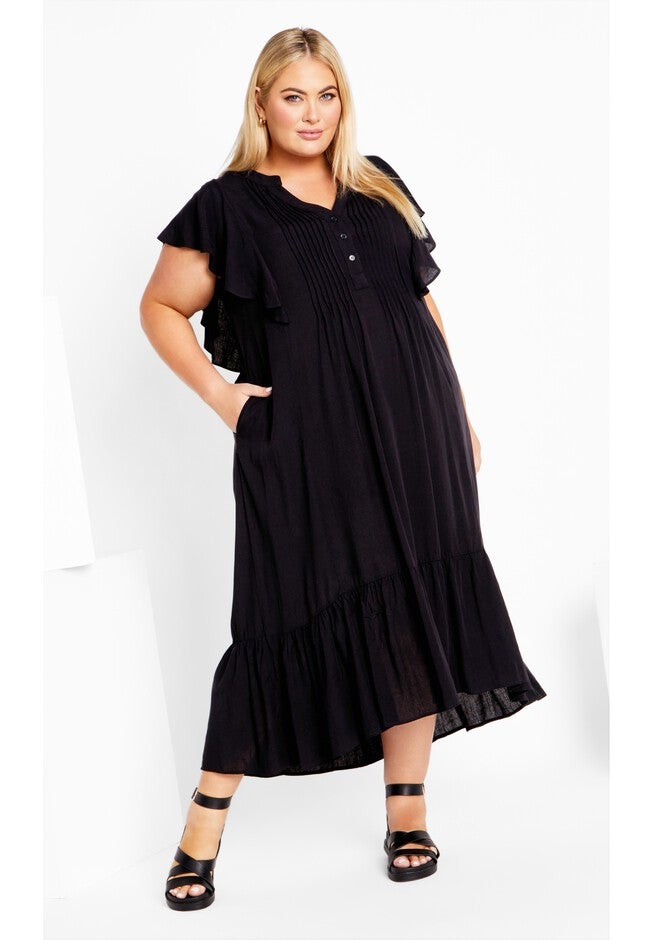 Bellini Dress, BLACK, on-hover image number 1
