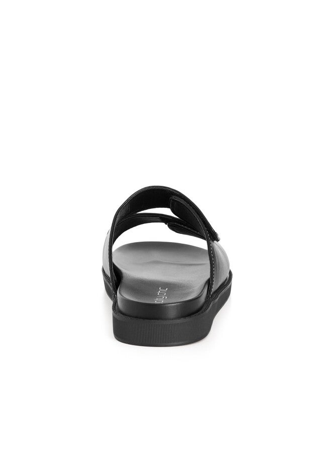 WIDE FIT Stitch Sandy Slide - black, BLACK, alternate image number null