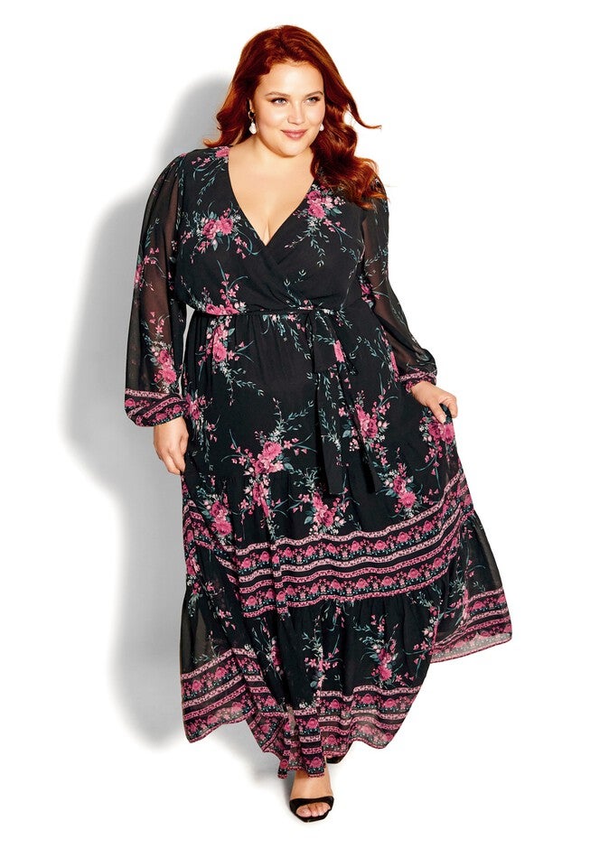 Pippa Maxi Dress - black, BLACK, on-hover image number null