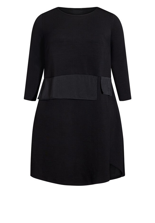 Beyond Knit Dress, BLACK, alternate image number null