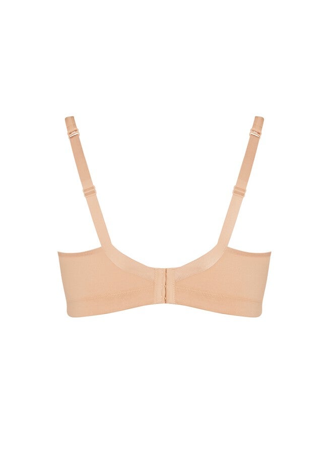 Comfort Cotton No Wire Bra, NATURAL, alternate image number 3