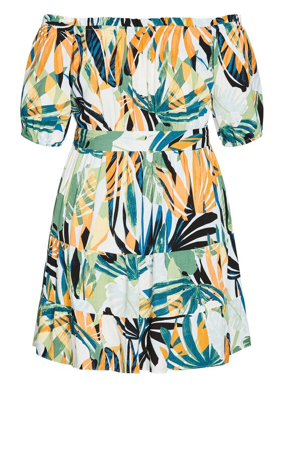 Summer Print Dress - white, SUMMER, alternate image number null