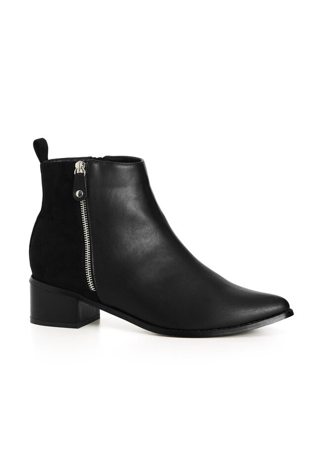 WIDE FIT Lucia Ankle Boot - black, BLACK, hi-res image number null