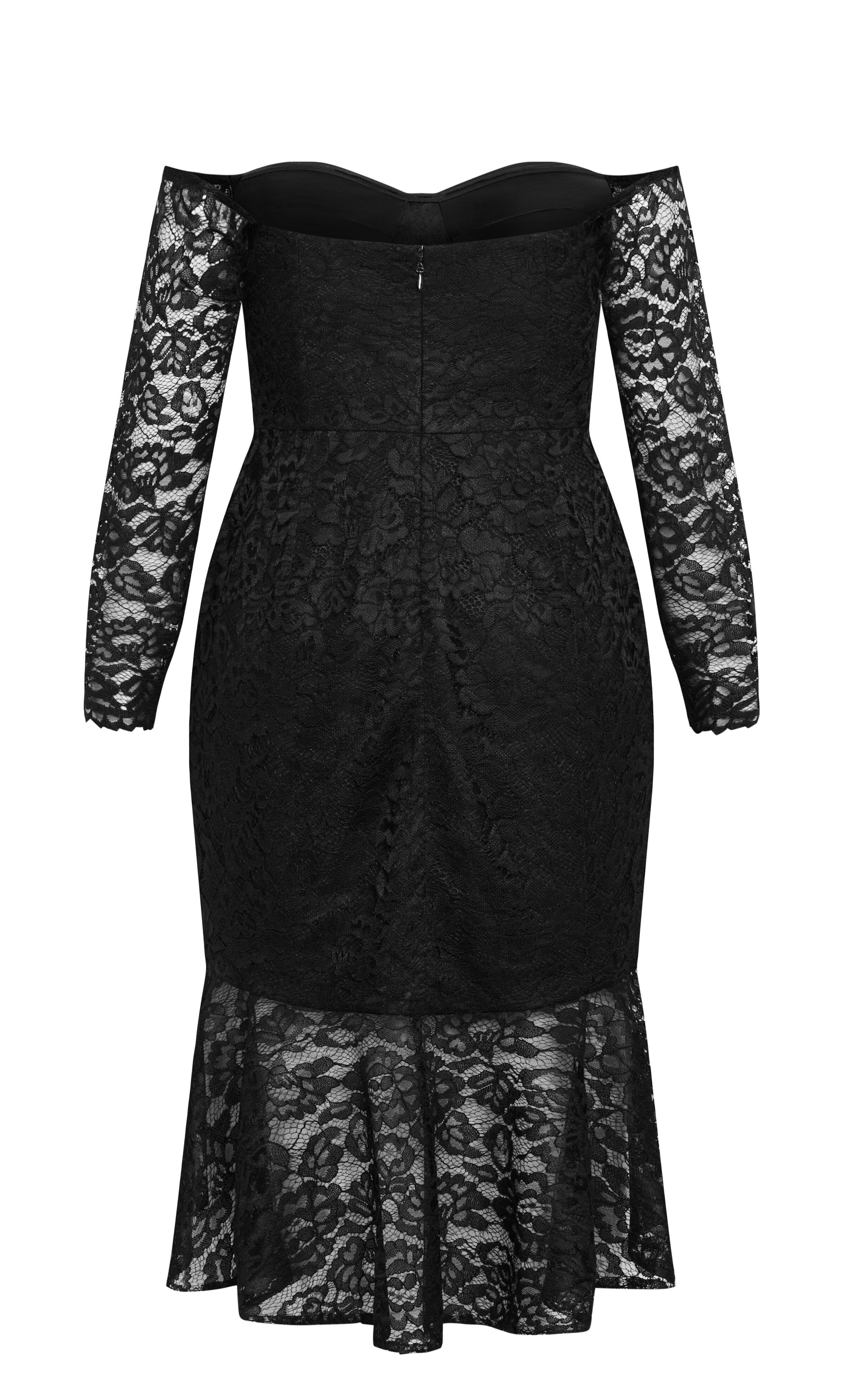 Lace Athena Dress - black, BLACK, alternate image number 5