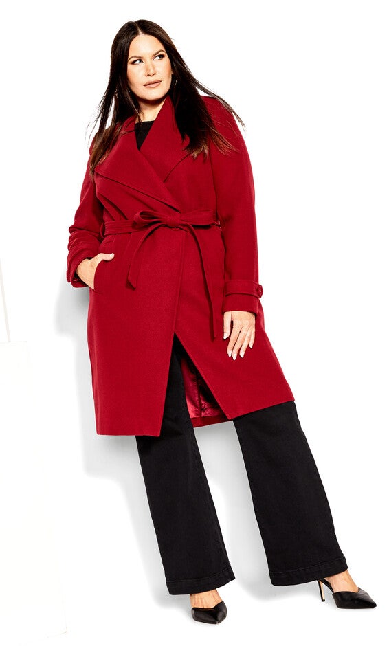 So Sleek Coat - true red, RED, hi-res image number null