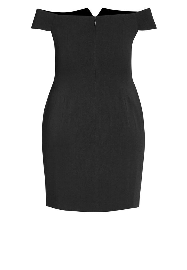 Tux Mini Dress - black, BLACK, alternate image number null