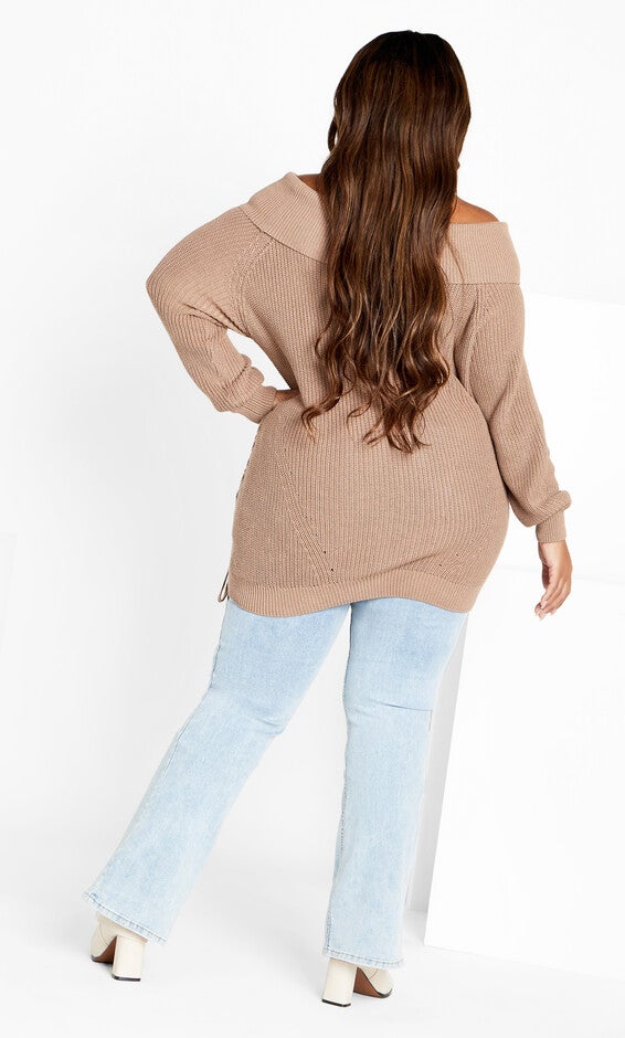 Intertwine Sweater - ginger, BROWN, alternate image number null