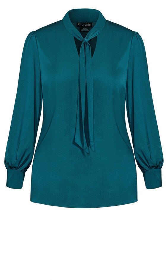 In Awe Top - teal, GREEN, alternate image number null
