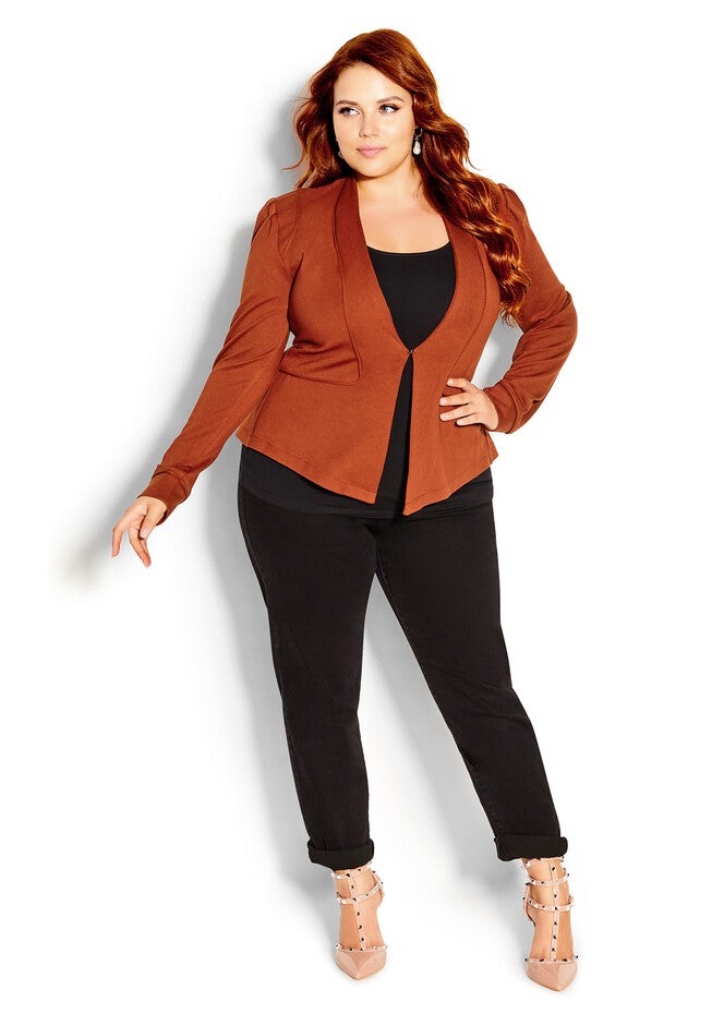 Piping Praise Jacket - ginger, ORANGE, alternate image number 5