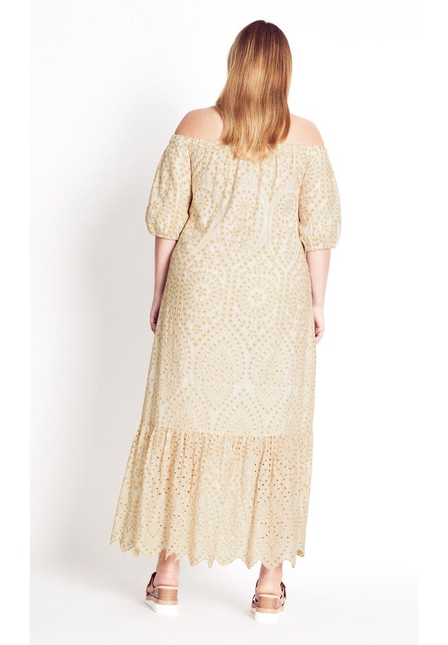 Sweet Love Embroidered Dress - ivory, WHITE, on-hover image number null
