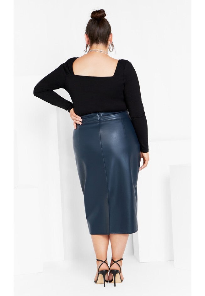 Charlotte Skirt - steel, GREY, alternate image number null