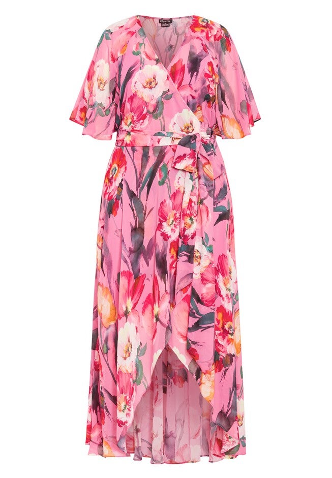 Lovers Lane Print Dress - rose, PINK, alternate image number 3