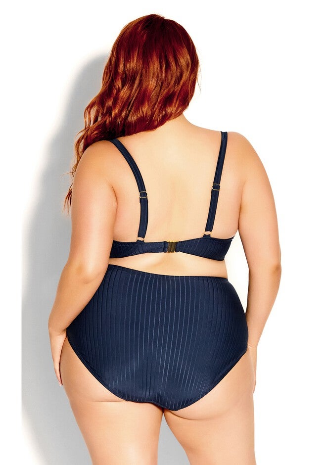Java Longline Underwire Bikini Top - navy, BLUE, on-hover image number null