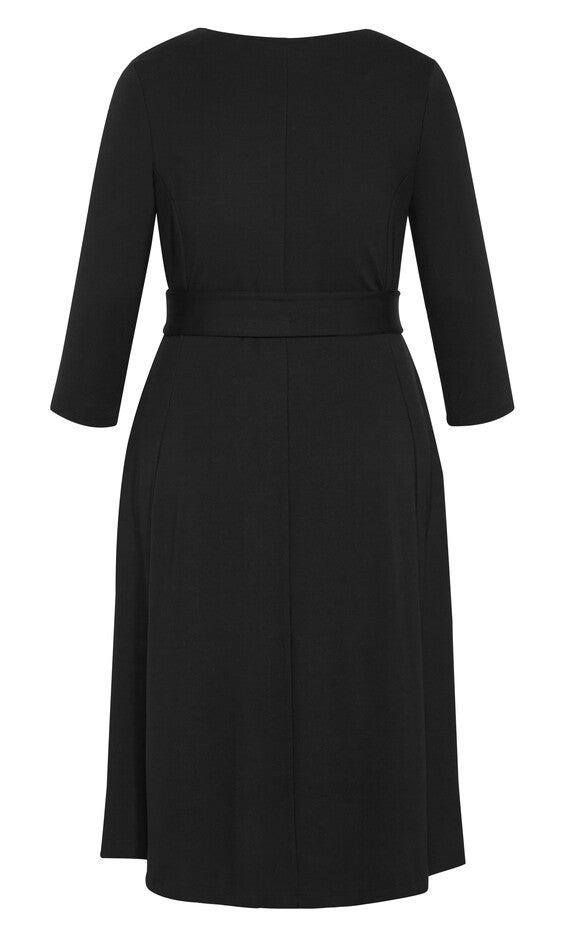 Presley Dress - black, BLACK, alternate image number null