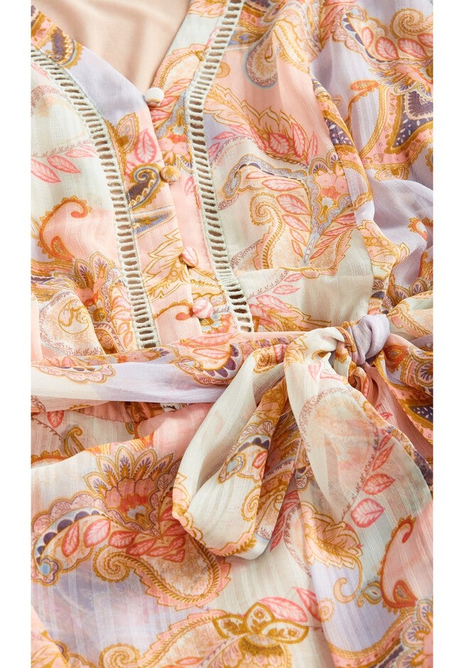 Painterly Floral Dress - lilac, PURPLE, alternate image number null