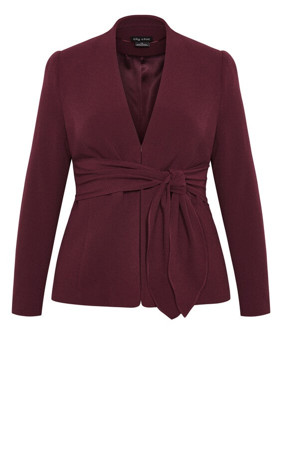 Audrie Jacket - oxblood, RED, alternate image number 4