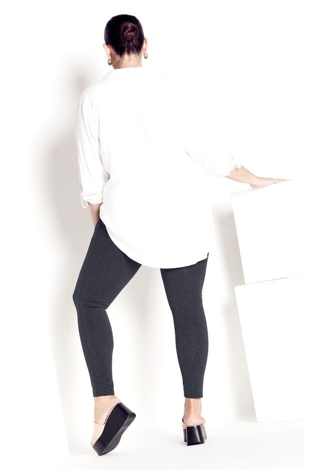 High Rise Legging, CHARCOAL, alternate image number 8