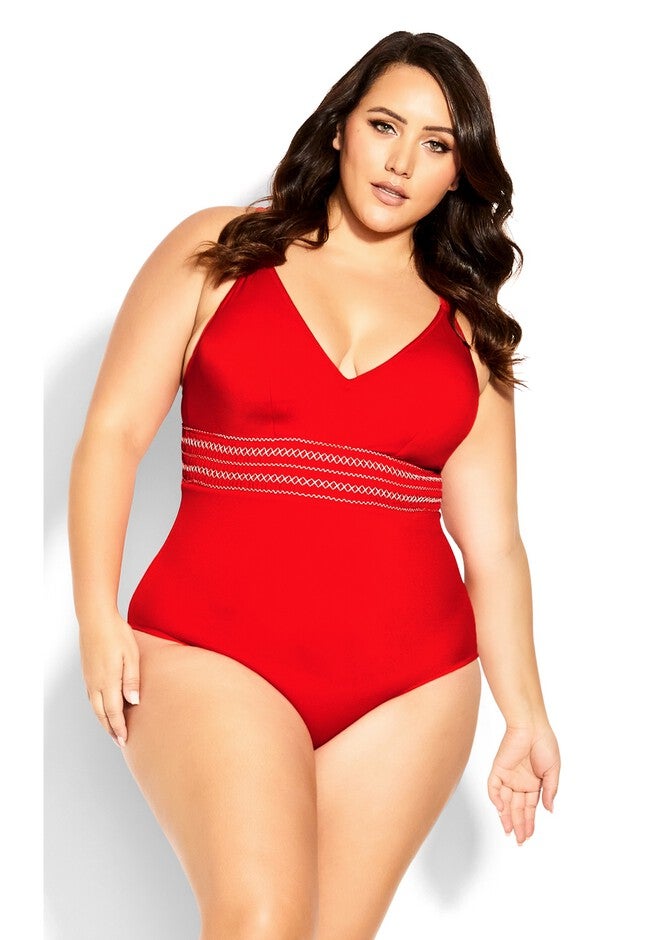 Lucia 1 Piece - grenadine, RED, hi-res image number 0