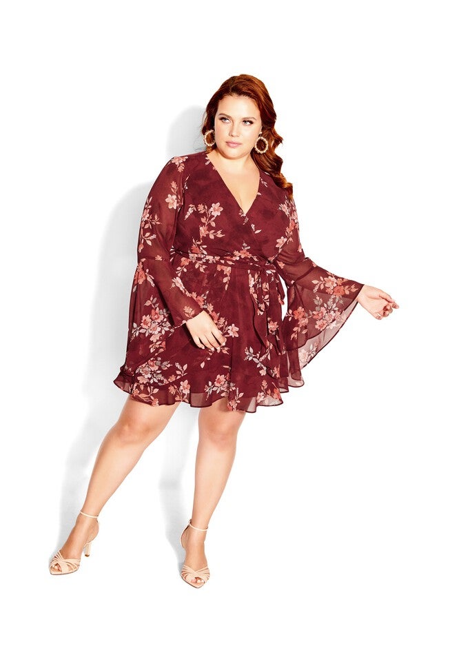 Alicia Dress - port, RED, alternate image number null