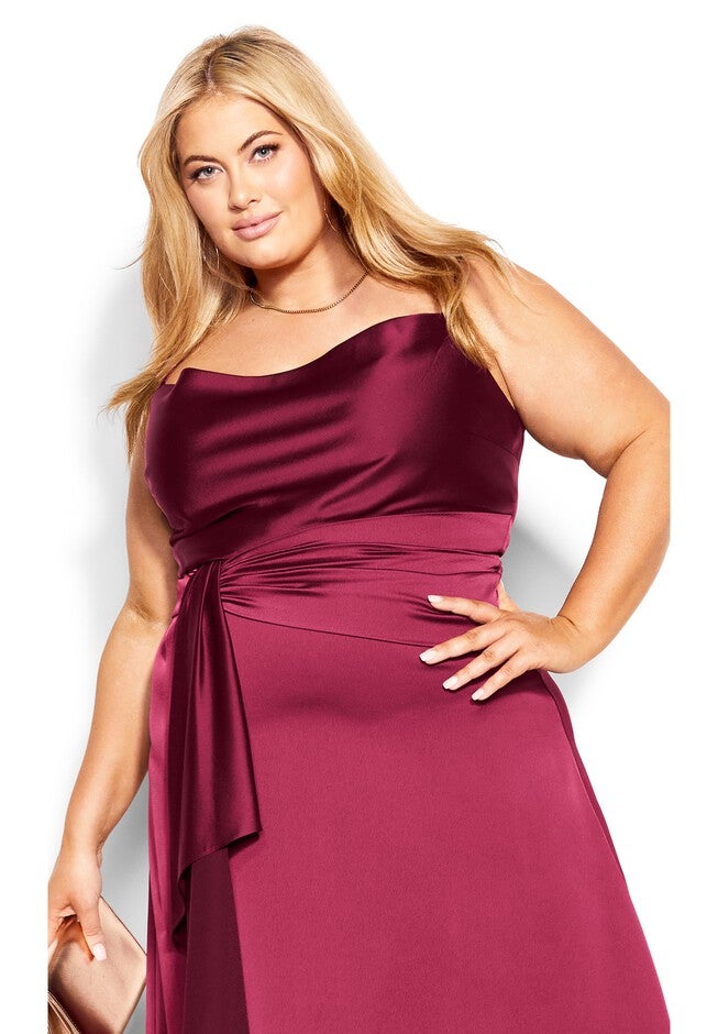 Simplicity Dress - garnet, RED, on-hover image number null