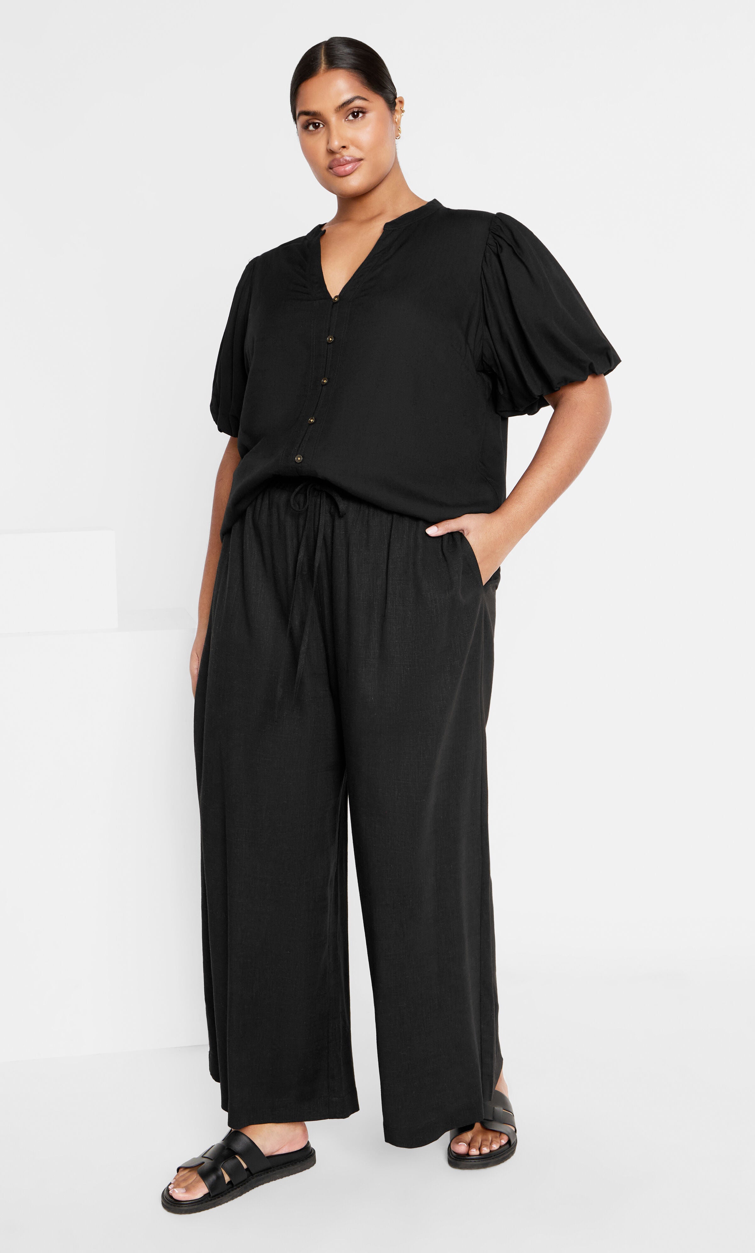 Georgia Shirt - black, BLACK, alternate image number 1